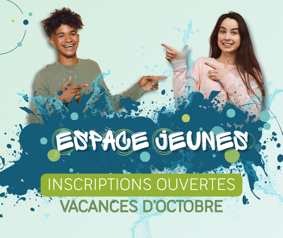 Espace jeunes : vacances d'octobre 2026