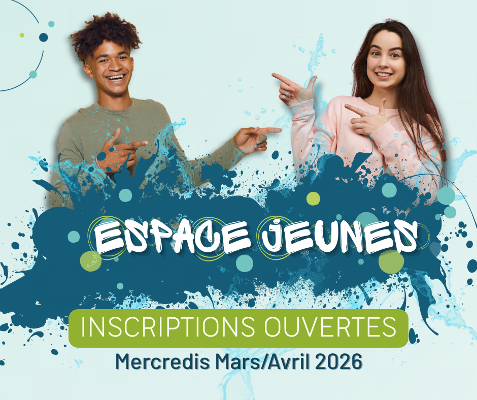Espace jeunes : programme des mercredis Mars-Avril