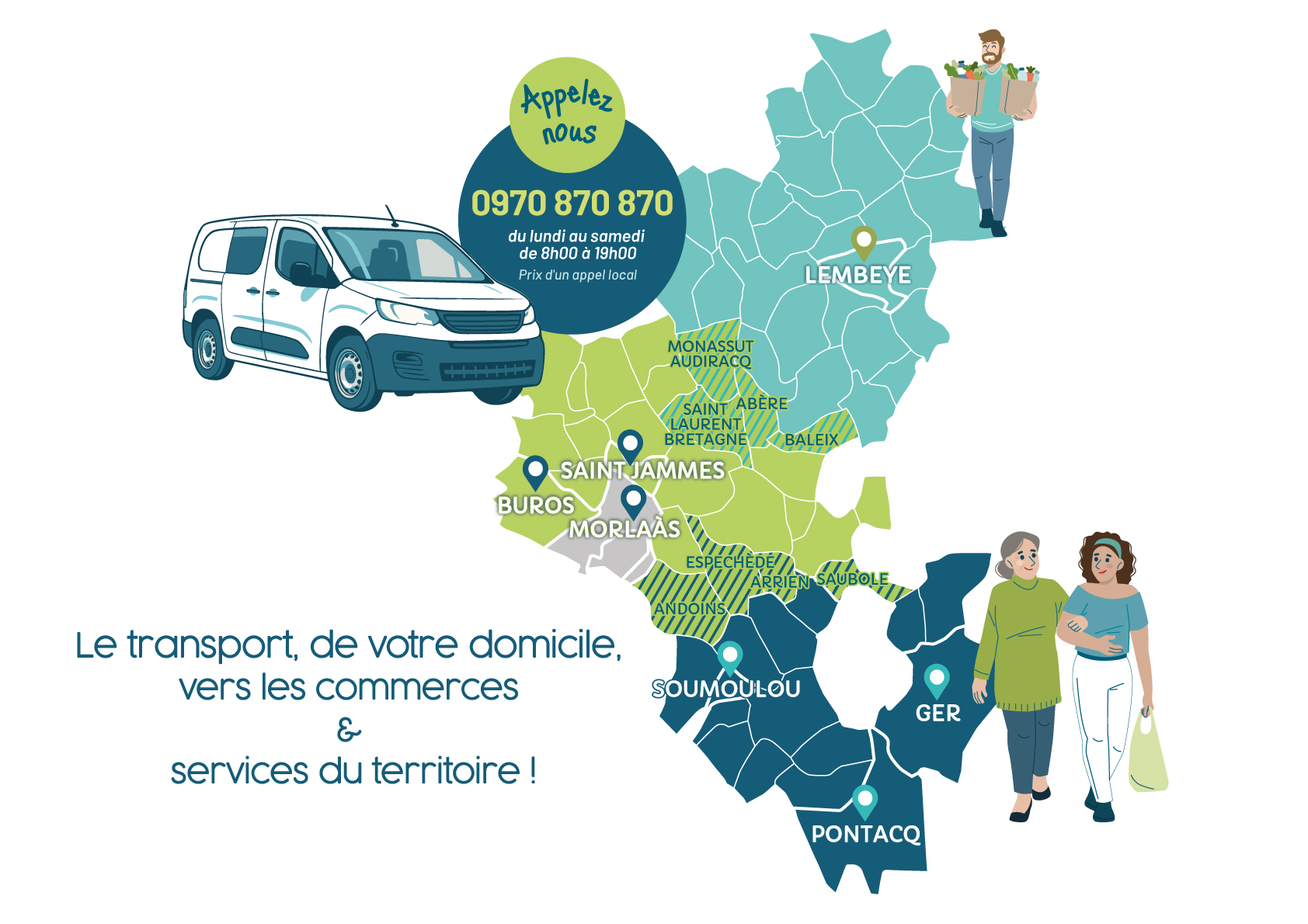 carte 3 secteurs