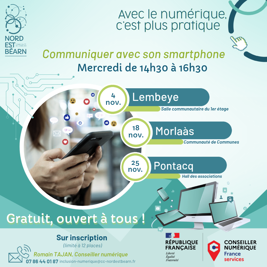 Atelier numérique : communiquer avec son smartphone