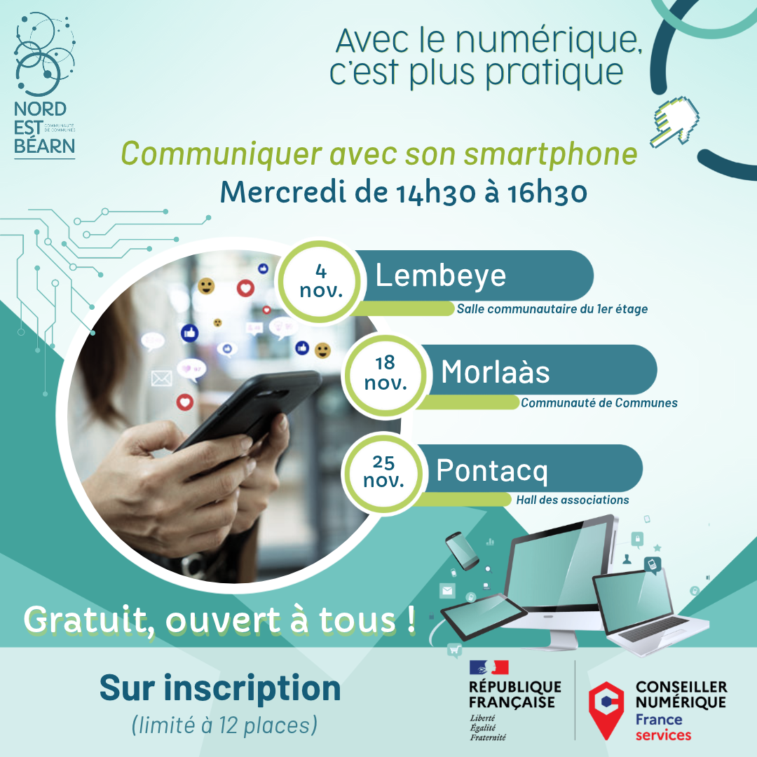 Atelier numérique : communiquer avec son smartphone